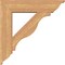 Ekena Millwork Funston Traditional Smooth Bracket w/ Offset Brace, Western Red Cedar, 7 1/2"W x 30"D x 30"H BKT0806X30X30FST01SWR - alternate 2